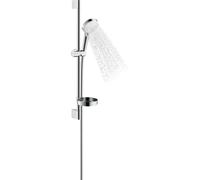 hansgrohe Crometta Vario/Unica Set de douche 650 mm blanc/chrome avec Cassetta, 1 pièce.