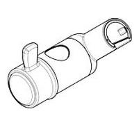 hansgrohe curseur Unica 98723000 Axor Montreux chromé