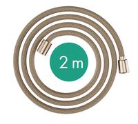 hansgrohe Designflex flexible de douche textile, longueur 2000mm, 28230140, Couleur: Bronze brossé