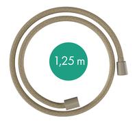 hansgrohe Designflex Planet Edition flexible de douche textile, longueur 1250mm, sable recyclé, 28221210