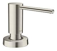 hansgrohe détergent match0 40448800 version encastrable, aspect acier inoxydable