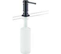 hansgrohe détergent match0 42018340 version encastrable, saillie 91 mm, noir brossé chromé