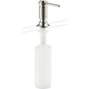 hansgrohe détergent match0 42018800 version encastrable, aspect acier inoxydable