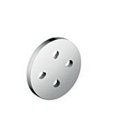 hansgrohe disque de nivellement pour carrelage 98681000 d= 80mm, pour tube de douche, plastique, chromé