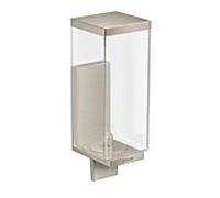 hansgrohe Distributeur de lotion Axor 42610820 verre, montage mural, nickel brossé