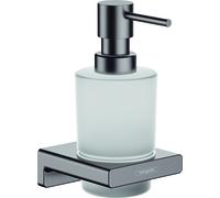 HANSGROHE Distributeur de savon liquide noir chromé brossé AddStoris