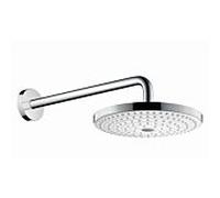 hansgrohe douche de Raindance Select 26466400 S 240 2jet, blanc / chromé , avec bras de douche 390 mm