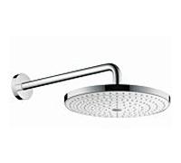 hansgrohe douche de Raindance Select 27378400 S 300 2jet, blanc / chromé , avec bras de douche 390 mm