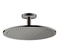 hansgrohe Douche de tête Axor 26035330 avec raccordement au plafond, chrome noir poli