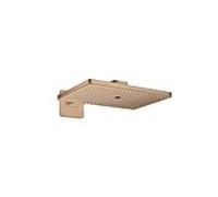 hansgrohe Douche de tête Axor 35276310 avec bras de douche, rosace, or rouge brossé