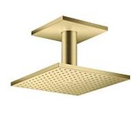hansgrohe Douche de tête Axor 35308950 avec raccordement au plafond, laiton brossé