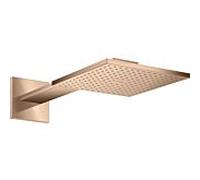 hansgrohe Douche de tête Axor 35310300 avec bras de douche, or rouge poli