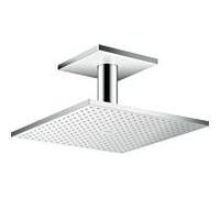 Axor ShowerSolutions douche à effet de pluie avec bras 30x30 cm carrée chrome 35320000