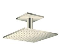 hansgrohe Douche de tête Axor 35320820 avec raccordement au plafond, nickel brossé
