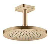 hansgrohe Douche de tête Axor 35380140 montage au plafond ou au mur, 245 mm, 1jet, bronze brossé