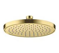 hansgrohe Douche de tête Axor 35382950 montage au plafond ou au mur, 220mm, 1jet, laiton brossé