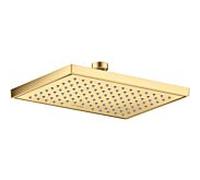 hansgrohe Douche de tête Axor 35387250 montage plafond ou mural, 245x185mm, 1jet, optique or brossé