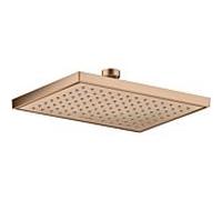 hansgrohe Douche de tête Axor 35387310 montage au plafond ou au mur, 245x185mm, 1jet, or rouge brossé