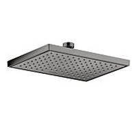hansgrohe Douche de tête Axor 35387330 montage plafond ou mural, 245x185mm, 1jet, chrome noir poli