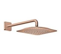 Hansgrohe Douche de tête AXOR Citterio C 270 1 jet avec bras de douche Or rouge brossé 28790310