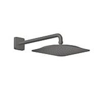 Axor Citterio C douche à effet de pluie avec bras 27x27 cm carrée noir 28790340