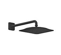 Hansgrohe Douche de tête Axor Citterio C 27x27 mm 1 jet avec bras de douche noir mat 28790670