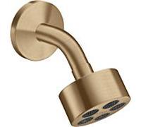 hansgrohe douche de tête Axor One 48490140 avec bras de douche, bronze brossé