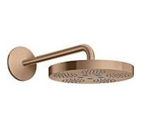 hansgrohe Axor One douche de tête 48491310 avec bras de douche, 1jet, or rouge brossé