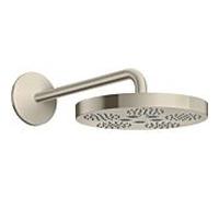 hansgrohe Axor One douche de tête 48491820 avec bras de douche, 1jet, nickel brossé
