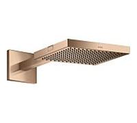 hansgrohe Axor Starck douche de tête 10925300 avec bras de douche, montage mural, 240x240mm, 1jet, or rouge poli