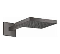 hansgrohe AXOR Starck ShowerCollection 24 x 24 1jet Douche de tête avec bras de douche, 10925340, Couleur: Chrome noir brossé