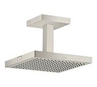 hansgrohe Axor Starck douche de tête 10929800 avec raccordement au plafond, 240x240mm, 1jet, aspect inox