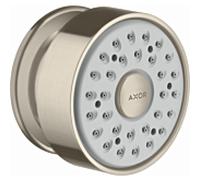 hansgrohe Douche latérale Axor 28464820 rosace ronde, pivotante , nickel brossé