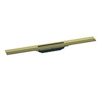 hansgrohe douche match0 RainDrain Flex 56043140 70cm, set de finition, raccourcissable, bronze brossé