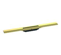 hansgrohe RainDrain Flex Set de finition Caniveau de douche 700mm courbé, 56043990, Couleur: Optique en or poli