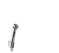 hansgrohe douchette à main pour bidette 32129000 avec support de douche et flexible de pression 125cm, chromé