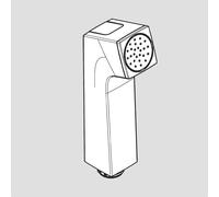 hansgrohe Douchette à main pour douchette de bidet Bidette, 94572140,