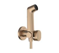 Hansgrohe douchette hygiénique 1jet S EcoSmart pour eau froide avec support et flexible de douche 125 cm Brushed Bronze 29230140