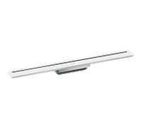 hansgrohe Caniveau de douche 42520700 700 mm, kit prêt à l'emploi, libre dans l'espace, blanc mat