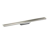 hansgrohe Caniveau de douche 42521800 800 mm, kit prêt à l'emploi, libre dans l'espace, optique inox