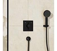 hansgrohe DuoTurn E mitigeur 75417670 encastré, pour 2 Verbraucher , noir mat