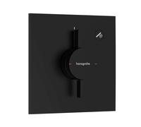 Hansgrohe DuoTurn E - Mitigeur de douche encastré, noir mat 75617670