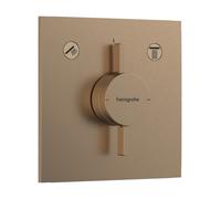 Hansgrohe Mitigeur bain-douche encastré DuoTurn E monocommande 2 sorties bronze brossé 75417140