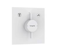 Hansgrohe DuoTurn E - Mitigeur encastré 2 sorties, blanc mat 75417700
