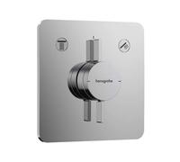Hansgrohe DuoTurn Q - Mitigeur encastrable, pour 2 sorties, chrome 75414000