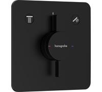 Hansgrohe Mitigeur encastré bain-douche DuoTurn Q 75414670 2 sorties Noir mat