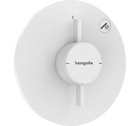 hansgrohe DuoTurn S Mitigeur, encastré, 1 consommateur, rosace ronde, 75618700, Couleur: Blanc mat