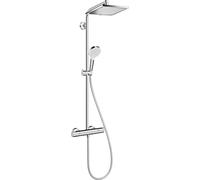 hansgrohe Duschsystem-Set Crometta E 240 mit Thermostat, Regendusche & Handbrause, 1 Stk.