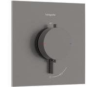 Hansgrohe Mitigeur encastré Ecostat Comfort E 33710340, chrome noir brossé SafetyStop 40°C