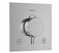hansgrohe Ecostat Comfort E Mitigeur douche thermostatique 33711000 encastré, 2 sorties, 24 l/min, chromé